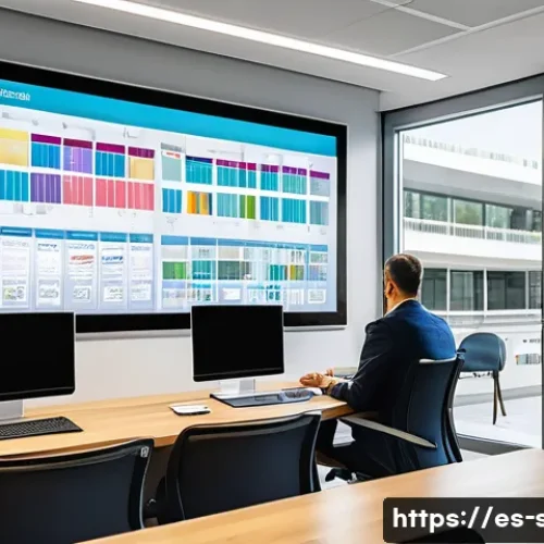 Home 30 자치행정사 직무 수행법 - A modern municipal office environment in Spain, showing diverse public administrators collaborating ...